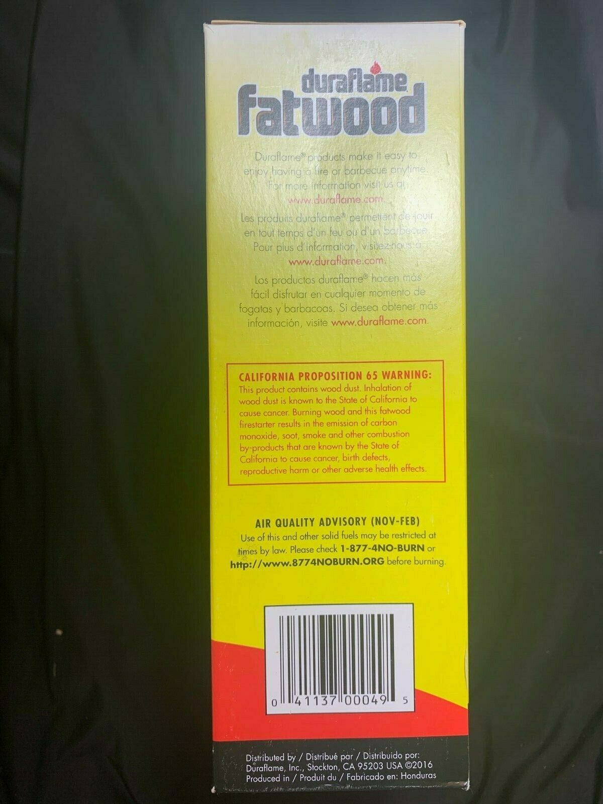 DURAFLAME Fatwood Natural Wood No Additives Firelighter Firestarter Fast Lightin - Fresh Stock Dated December 2025