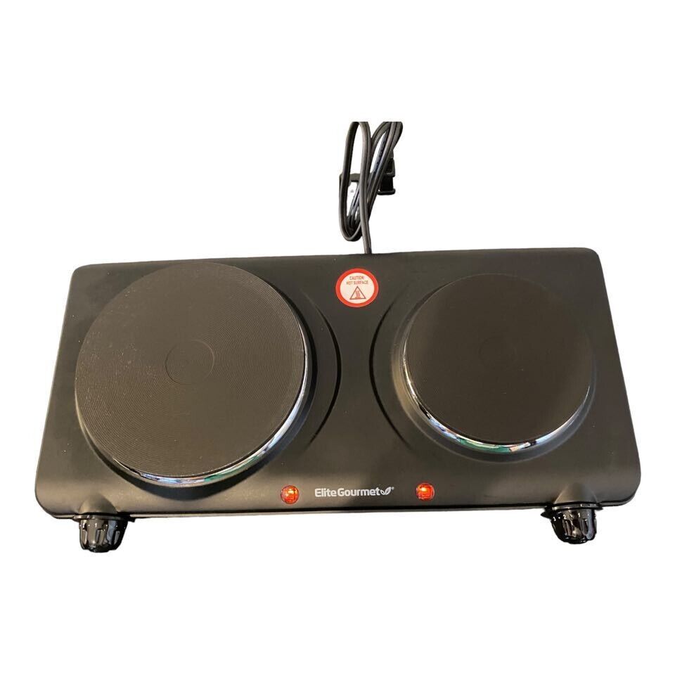 Portable Electric Double Buffet  Burner With Dual Adjustable Temperature - Fresh Stock Dated February 2026