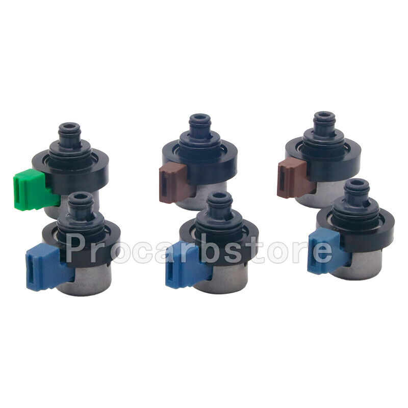 6PCS 4EAT NEW Transmission Shift Solenoids For Subaru Forester 2.5 Outback 01-10 - Fresh Stock Dated February 2026