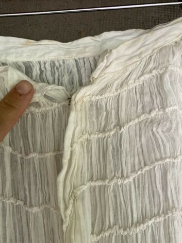 sheer gauze victorian edwardian bustle petticoat skirt - Fresh Stock Dated February 2026