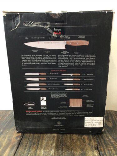 SCHMIDT BROS. 10 Piece Set With Knife Block - New in open box - Fresh Stock Dated December 2025