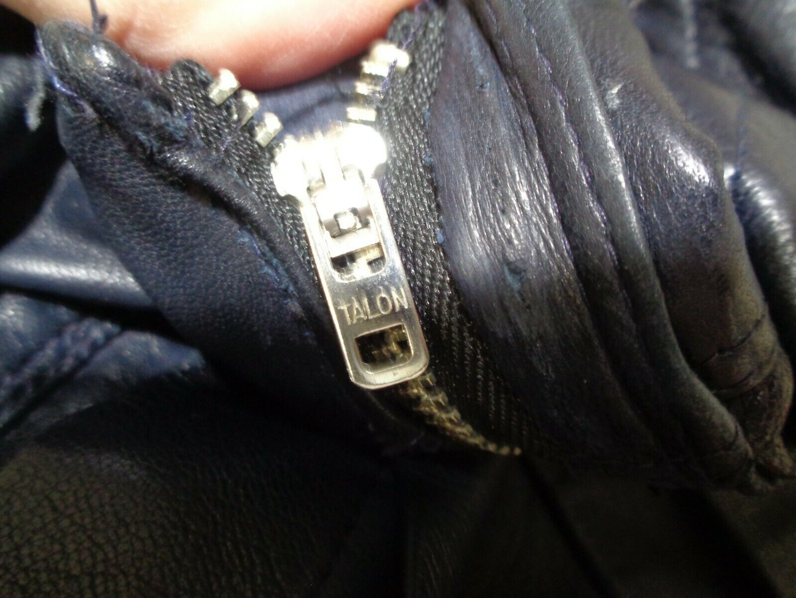 VINTAGE GIANNI VERSACE BLACK LEATHER PLEATED POCKET DETAIL STRAIGHT SKIRT S - Fresh Stock Dated December 2025