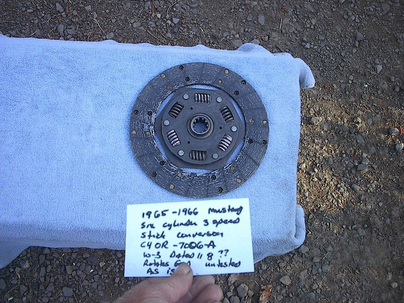 Factory 1966 mustang 3 speed on the floor set up from 200 six cylinder. - Fresh Stock Dated February 2026