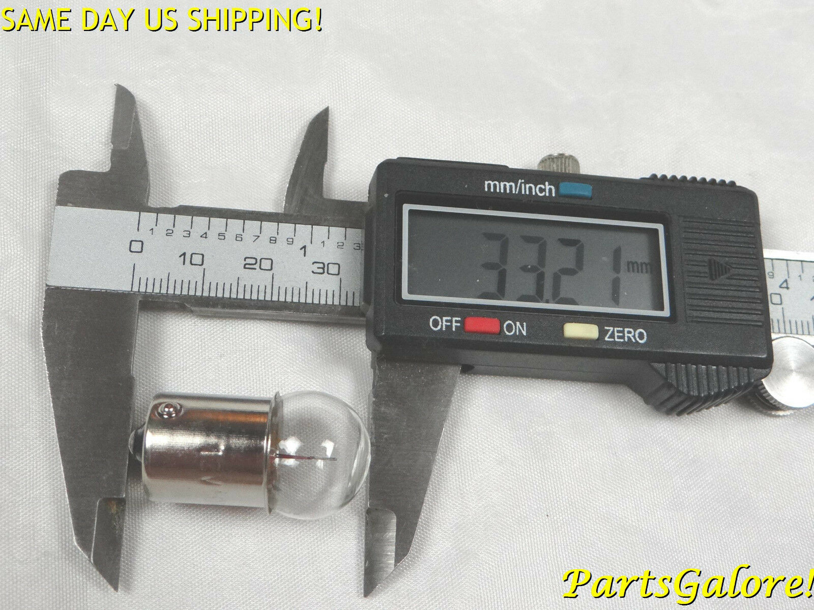 2pc 12v 10w Clear Turn Signal Light Bulb Bulbs, Auto ATV Scooter Motorcycle - Fresh Stock Dated February 2026