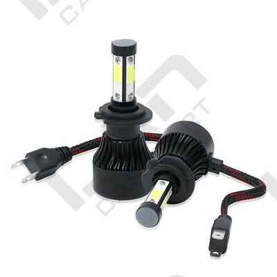 For Honda CBR 600rr 1000rr 2003-2017 - 4Side H7 LED Headlight Bulbs 6000K White - Fresh Stock Dated February 2026