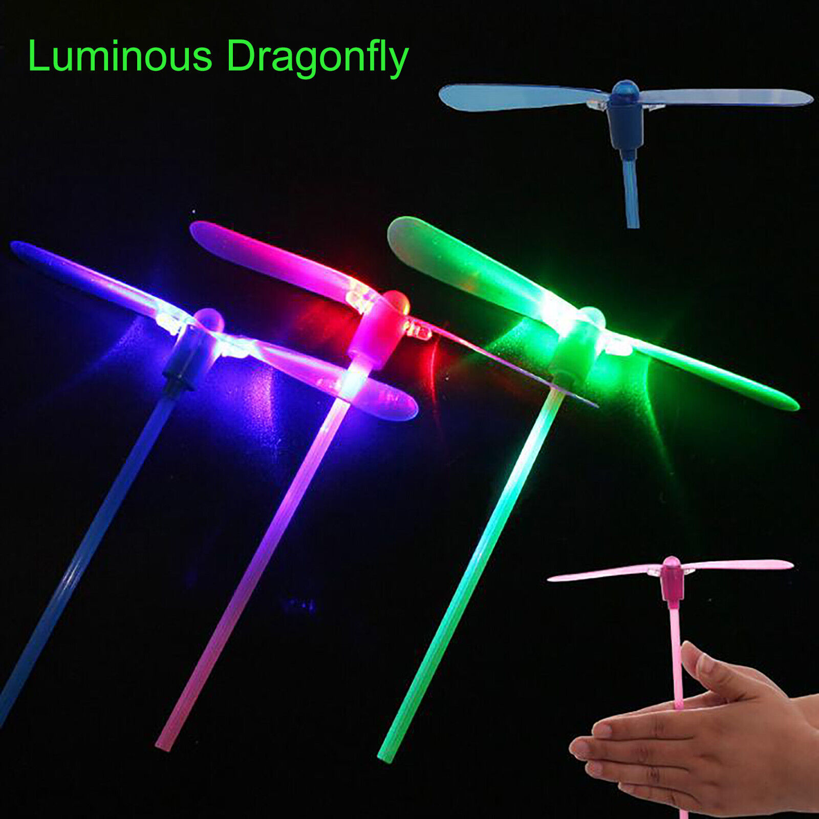 Glowing LED Light-up Bamboo-Copter Plastic Toy Gift For Busy Busy Town Board - Fresh Stock Dated February 2026