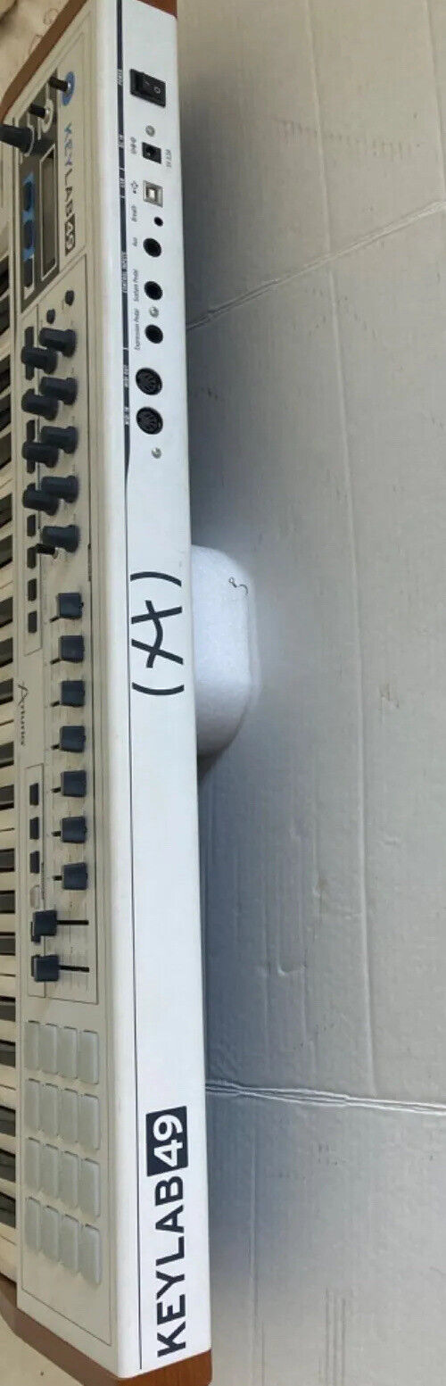 Arturia KeyLab 49 MIDI Controller Keyboard 49 Keys White 31x11x2 Analog - Fresh Stock Dated February 2026