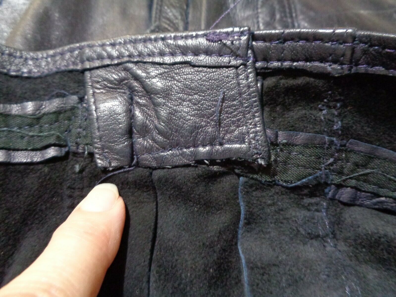 VINTAGE GIANNI VERSACE BLACK LEATHER PLEATED POCKET DETAIL STRAIGHT SKIRT S - Fresh Stock Dated December 2025