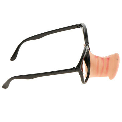 Fun Pig Nose Sunglasses Glasses Tricky Toy Cosplay Party Costume Photo Prop - Fresh Stock Dated February 2026