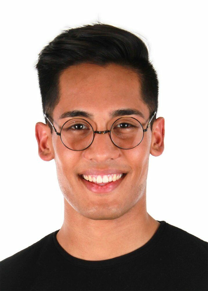 HARRY POTTER GLASSES Metal Wire Costume Round Wizard Adult Child Kids LICENSED - Fresh Stock Dated February 2026