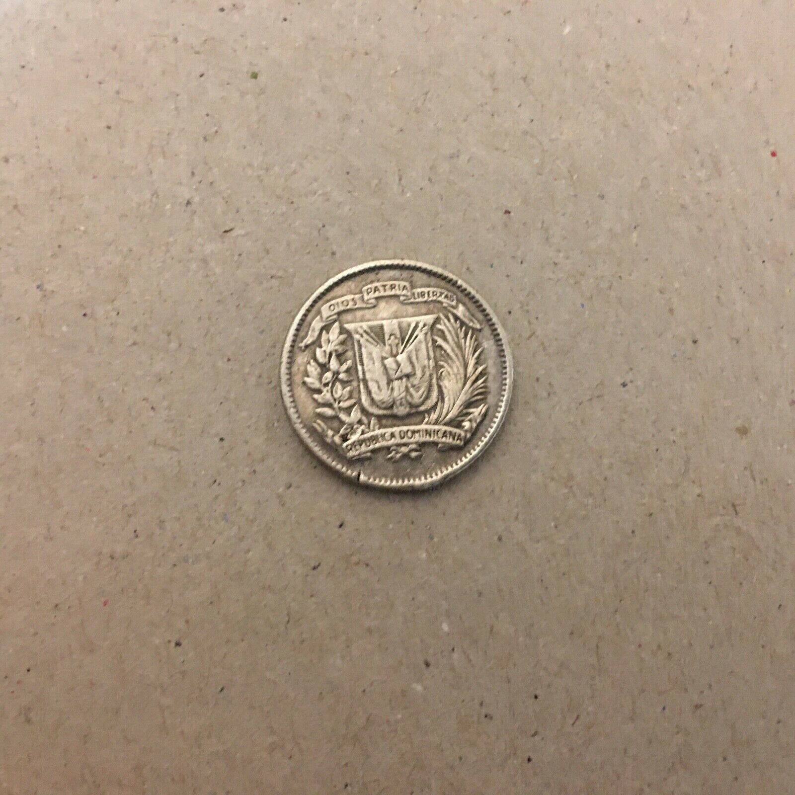 DOMINICAN REPUBLIC  10 CENTAVOS 1959   KM 19  VF. - Fresh Stock Dated December 2025