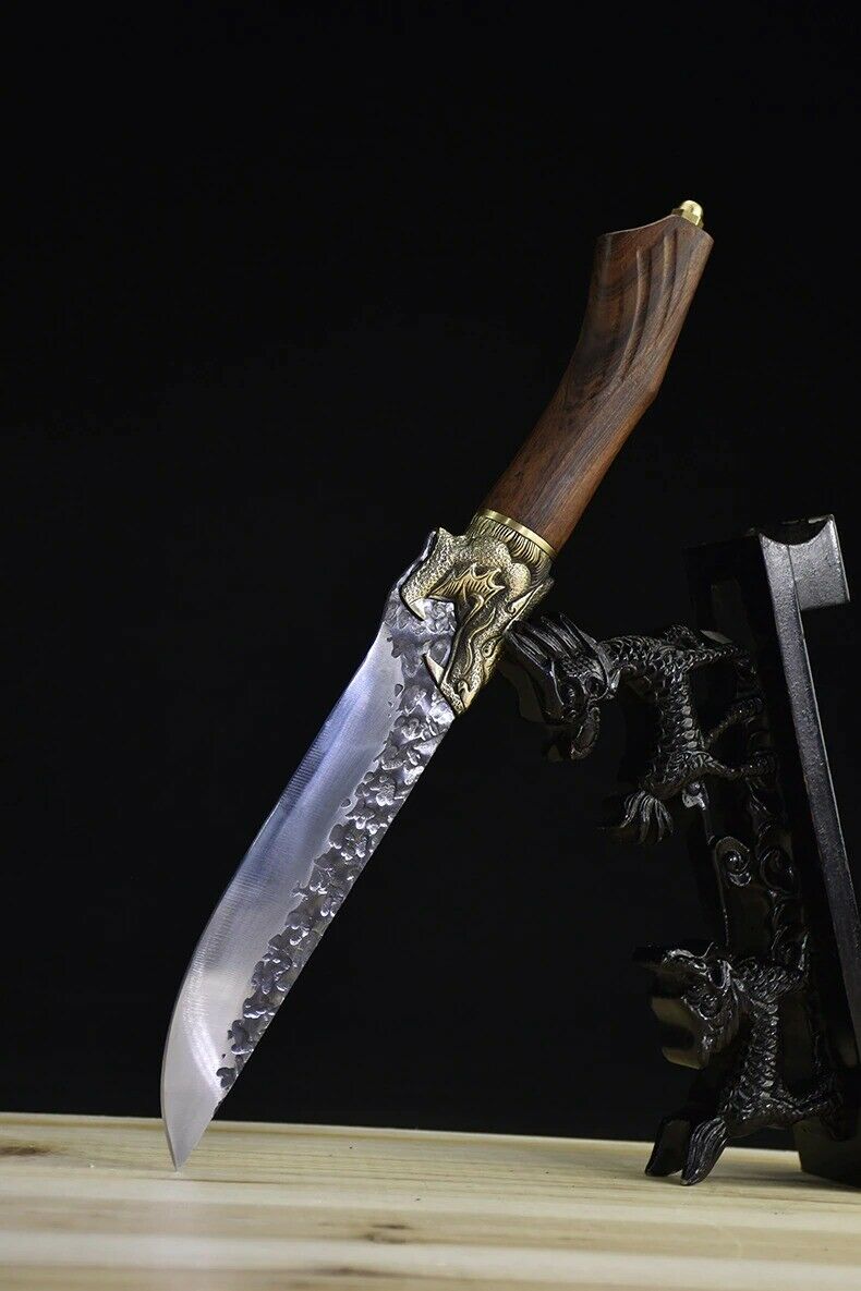 7 inch Handmade Chef Knife Fixed Blade Meat Knives Chinese Cleaver Cooking Tools - Fresh Stock Dated December 2025