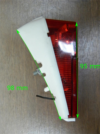 NOS Roscho 957/1 Light Rear Fender BS6102/2 (541) - Fresh Stock Dated December 2025