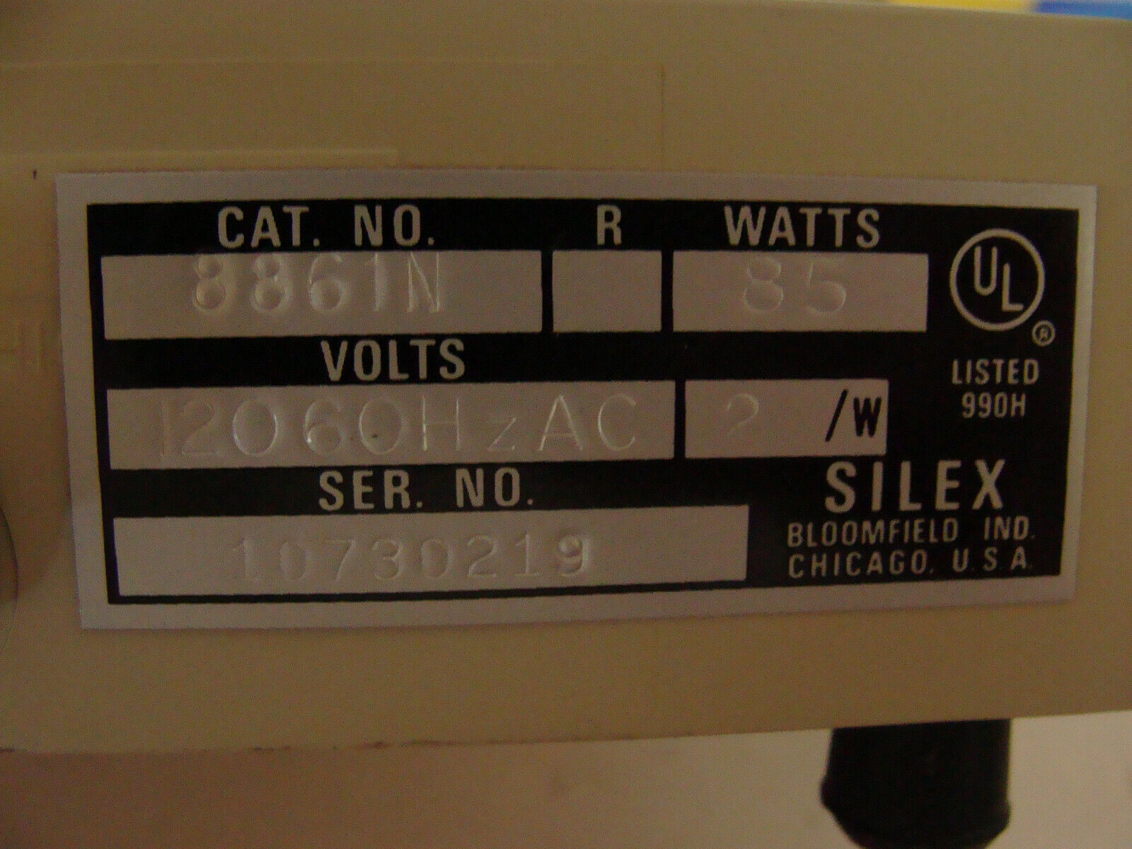 Vtg Silex Electric Counter Top One Burner Hot Plate Bloomfield Ind. 85 W - Fresh Stock Dated February 2026