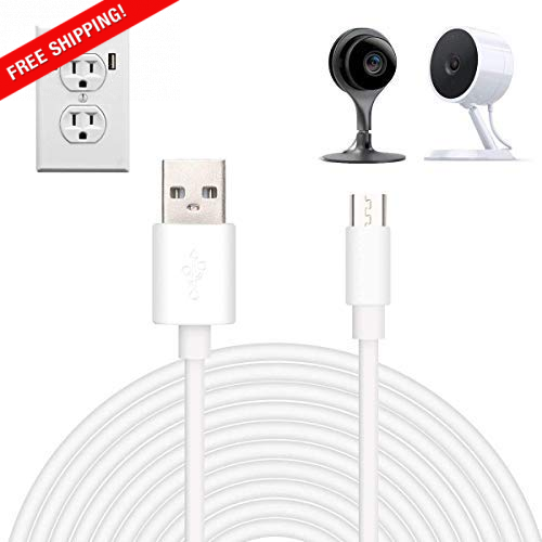 25ft Micro USB Power Cord,Micro USB to USB Charging Cable,DC Power Adapter USB - Fresh Stock Dated February 2026