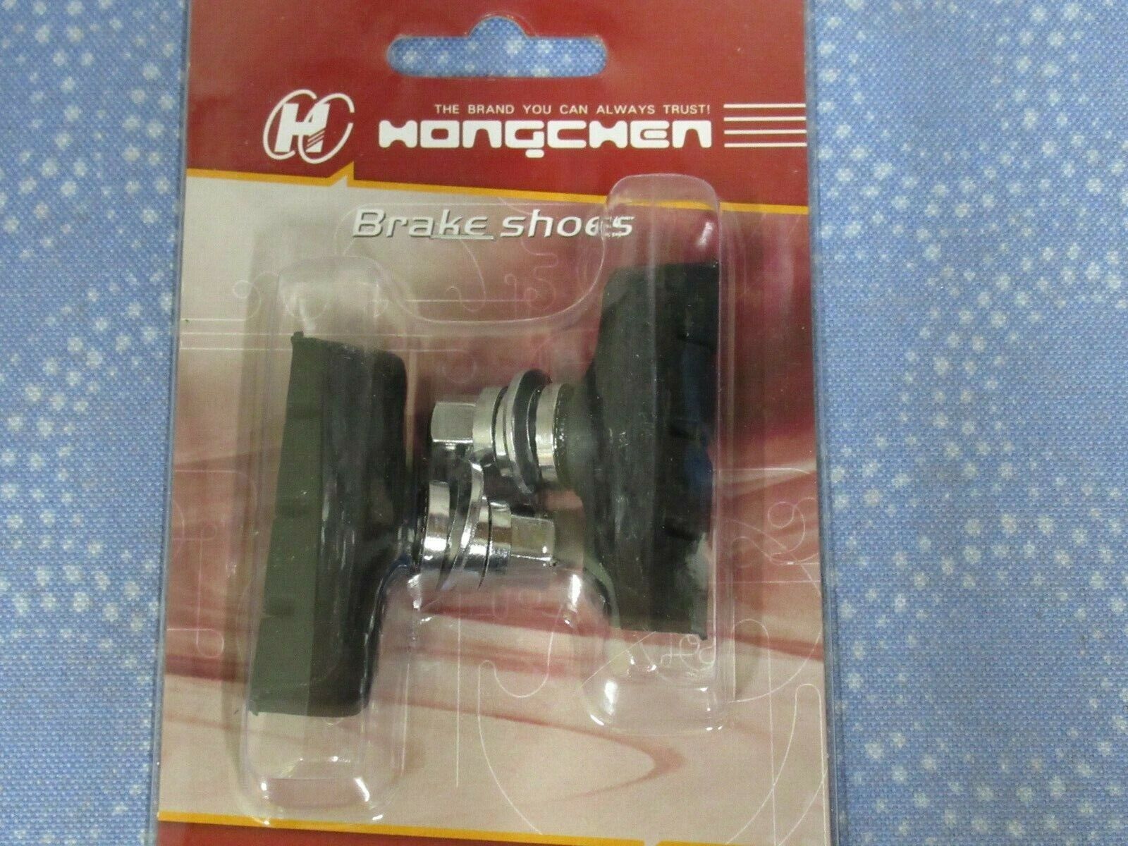 BMX Black Brake Shoes 45mm with Screw Back - Set of 2 - New - Fresh Stock Dated February 2026