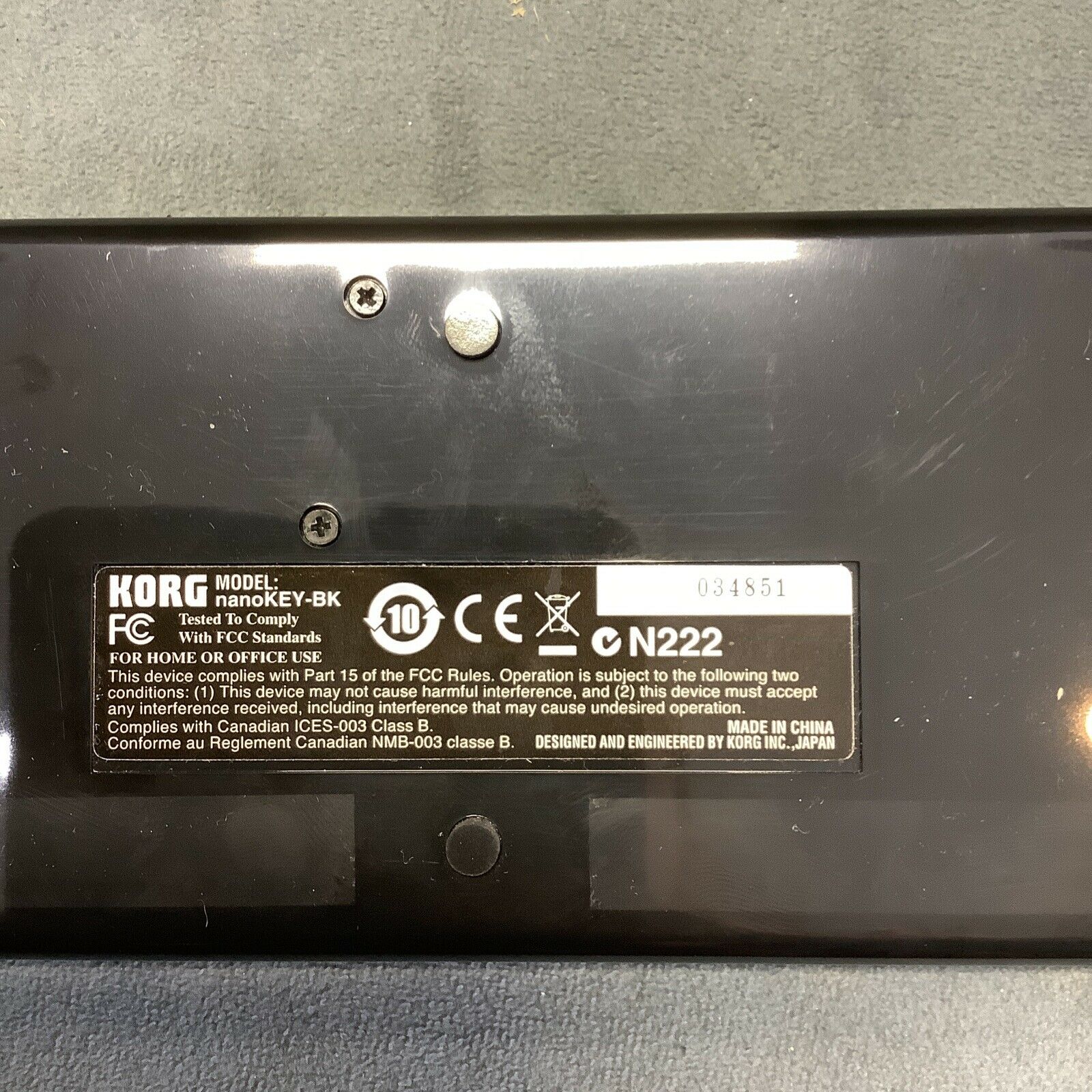 Korg NanoKey Slim-Line USB 25-Key Keyboard MIDI Controller With Case - Fresh Stock Dated February 2026