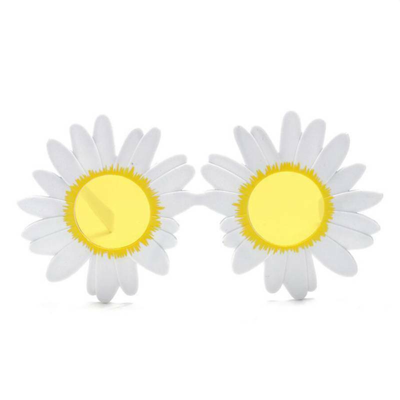 Gift Sunglasses Daisy Flower Glass Funny Beach Eyewear Cute Party Costume LP - Fresh Stock Dated February 2026