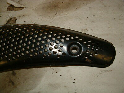 1978 Kawasaki KE125 Exhaust heat shield. - Fresh Stock Dated February 2026