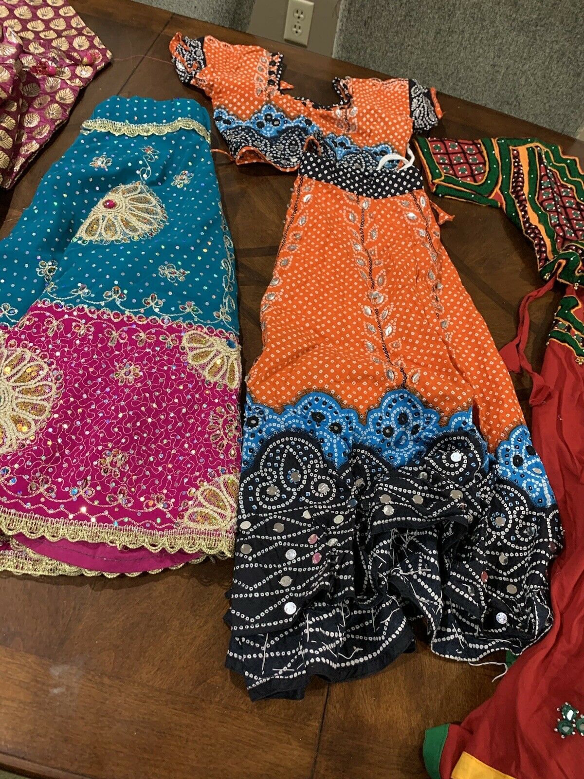 Vintage Lot 11 Ethnic Boho Gypsy Embroidery Tribal Belly Dance Skirts Tops - Fresh Stock Dated February 2026