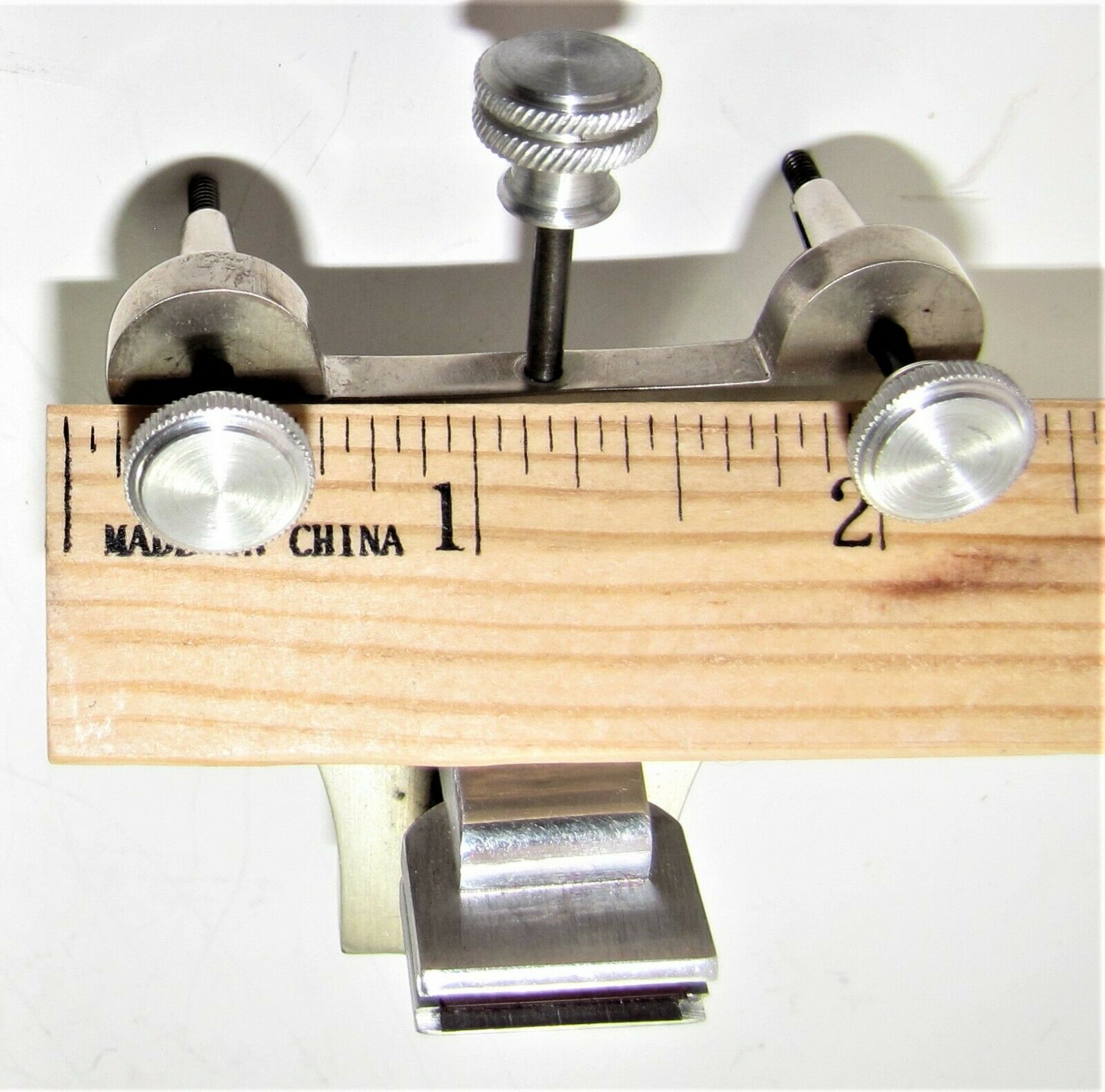 HR antique jeweler ruby jaw clamp level poising vise watch watchmaker tool w/box - Fresh Stock Dated February 2026