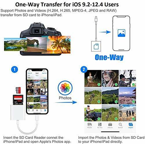 Apple MFi Certified Lightning to SD Card Camera Reader for iPhone iPad Dual C... - Fresh Stock Dated February 2026