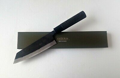 Japanese GEKKO Blue Steel Thicker Blade Bunka Knife 170mm C1 Handle #2701 - Fresh Stock Dated December 2025