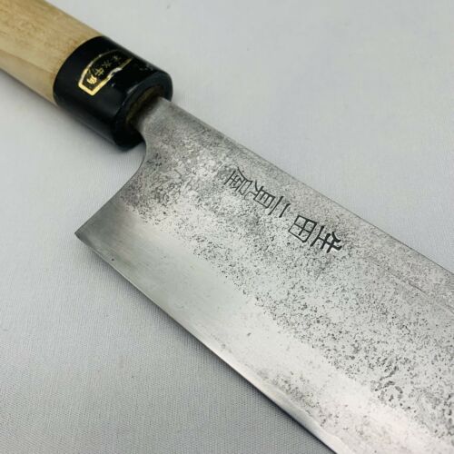 <Used> Japanese Chef's Kitchen Knife Blue Steel Nakiri 160/290 From Japan SS750 - Fresh Stock Dated December 2025