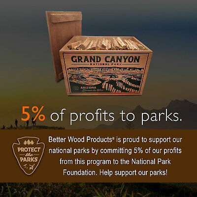 Better Wood Products Protect the Parks Fatwood Firestarter Sticks, Grand Canyon - Fresh Stock Dated December 2025