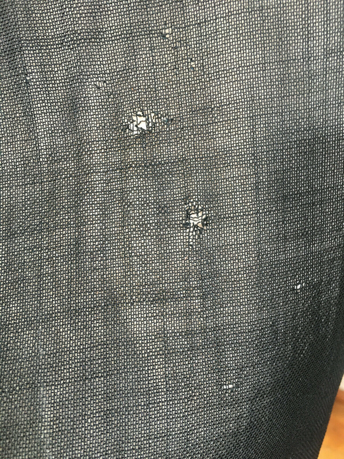 Antique Edwardian Black Skirt c1915 Wool Silk Trim Pleats Curved Overlay - Fresh Stock Dated December 2025