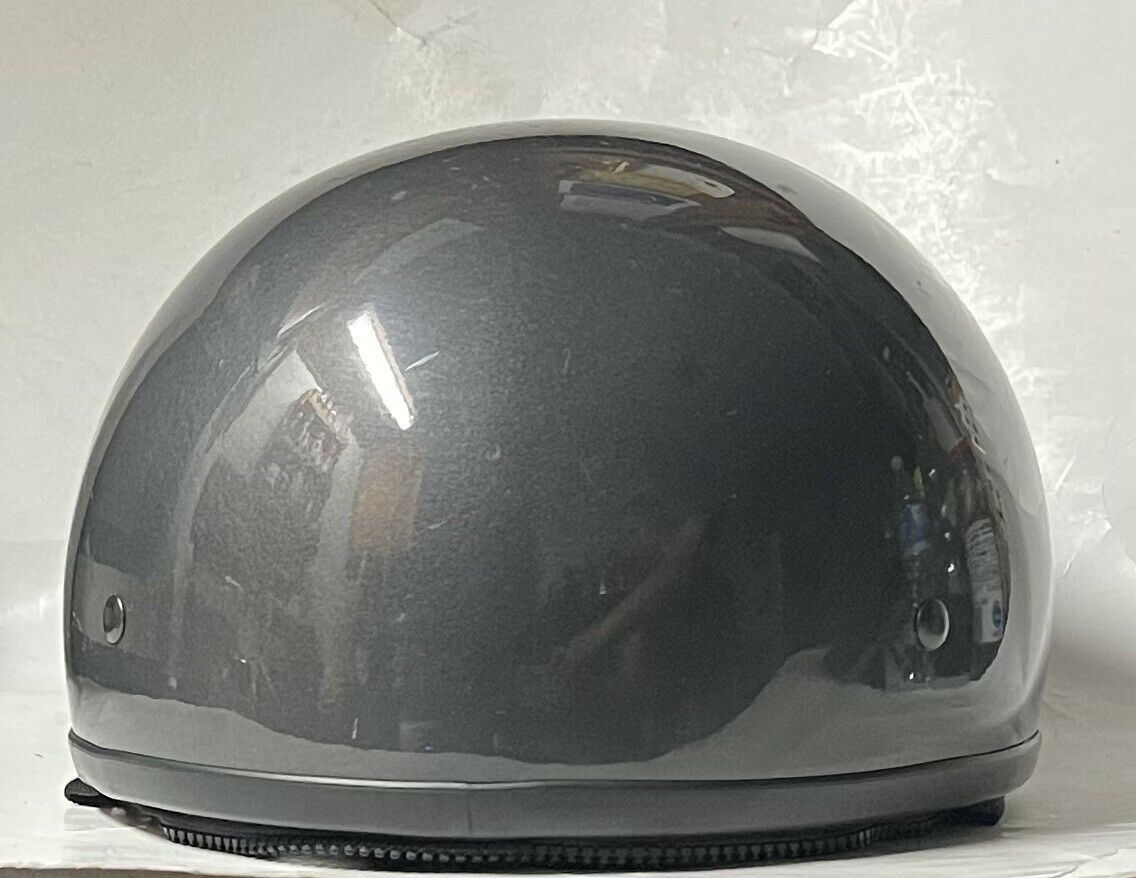 HARLEY DAVIDSON Moon Stone Half Helmet Size L DOT Repurposing Only *EXPIRED* - Fresh Stock Dated February 2026