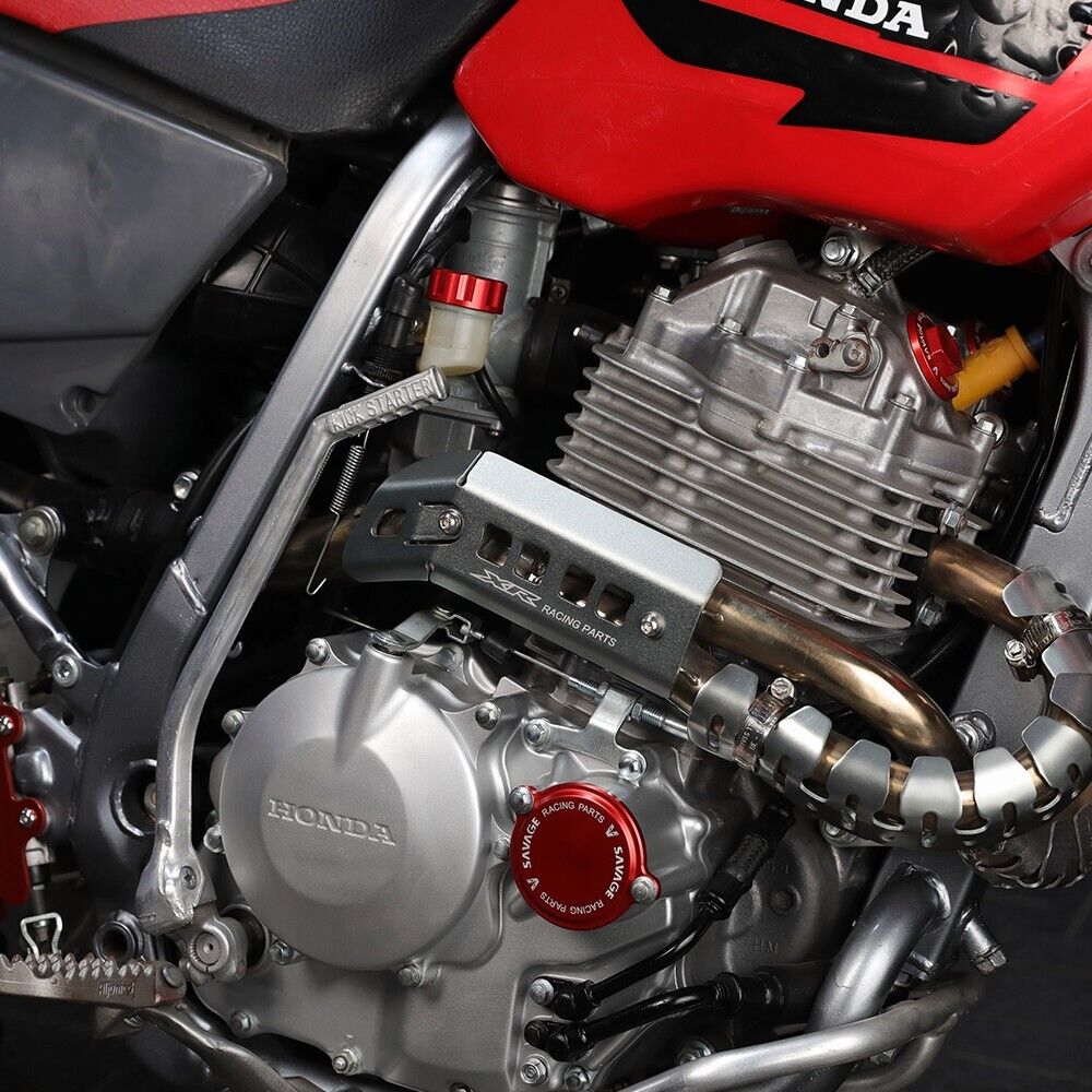 For HONDA XR400R XR250R 1996-2004 Exhaust Muffler Pipe Shield Protector Cover - Fresh Stock Dated February 2026
