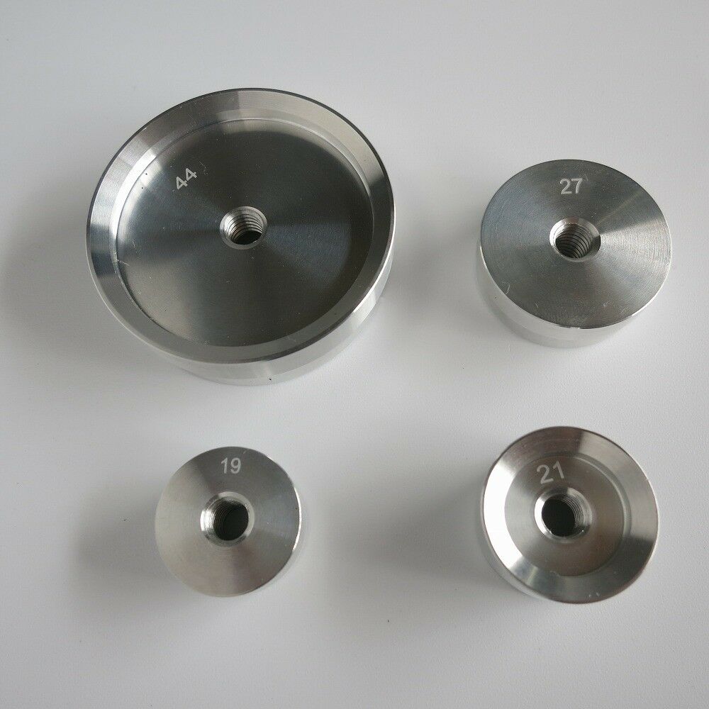 Set of Premium 10mm-44mm Aluminium Watch Case Press Die 25PCS for Watch Repair - Fresh Stock Dated December 2025