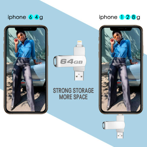 64GB Type C Ultra Dual USB 3.0 Flash Pen Drive Thumb Storage stick for Apple - Fresh Stock Dated February 2026