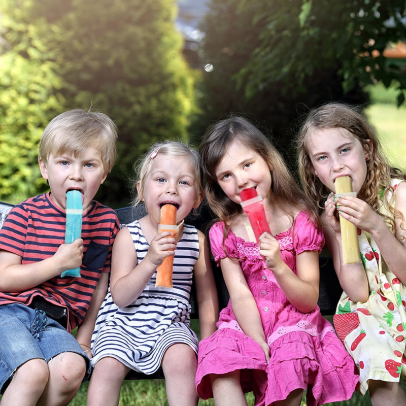 125 Ice Candy Popsicle Disposable Ice Pop Bags Ziplock Freezer Bag - Fresh Stock Dated February 2026