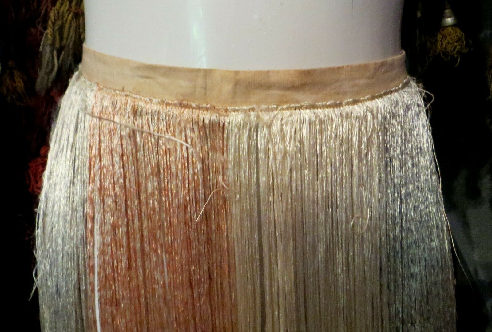 Rare Vintage 1920s Silk Fringe Skirt/Cape/Shawl Burlesque/Theater/Costume - Fresh Stock Dated February 2026