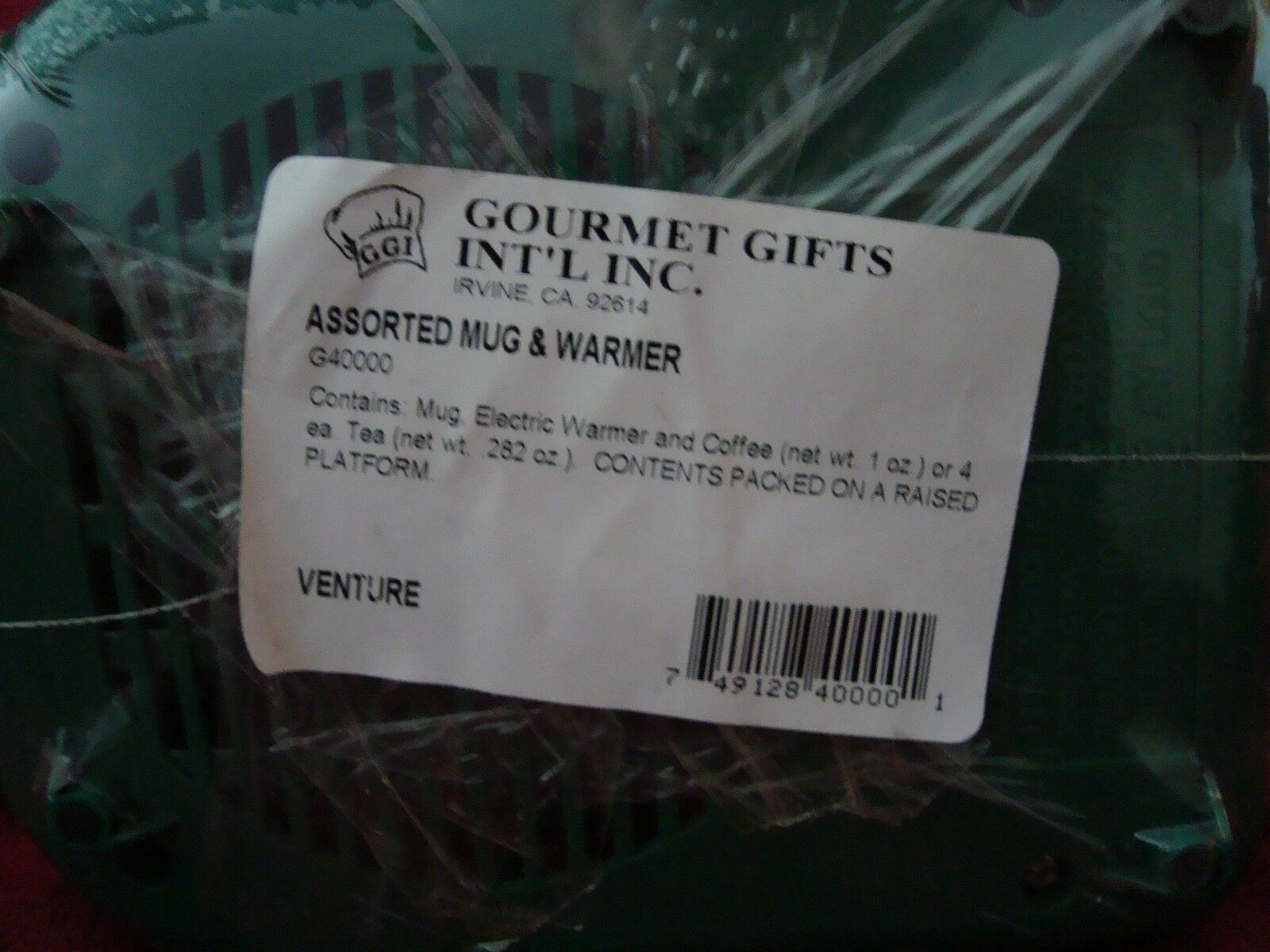 Cup & Electric Warmer Coffee Tea Soup Mug Citrus Design NEW NOS Gourmet Gifts - Fresh Stock Dated February 2026