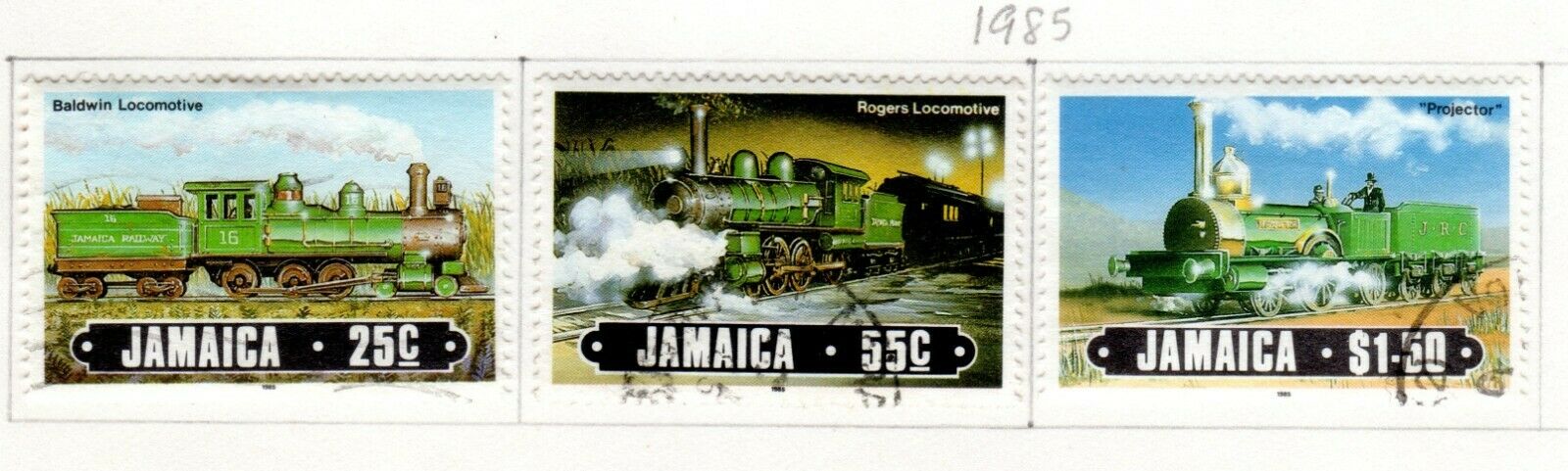 Jamaica Scott 599//688 Mostly Used on 6 Album Pages Issued 1986-1994 - Fresh Stock Dated December 2025