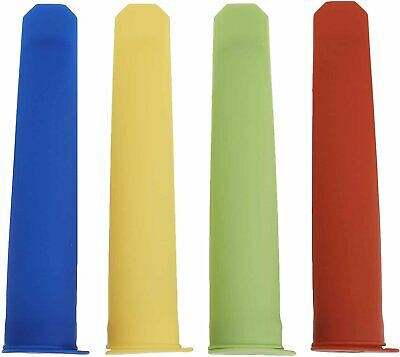 Norpro 4-Piece Silicone Ice Pop Maker Set - Assorted Colors - Fresh Stock Dated February 2026