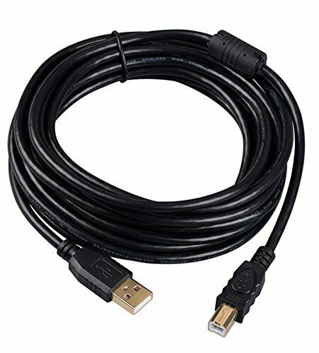 Printer Cable 65Ft, Tanbin 65Feet Hi-Speed USB 2.0 Type A Male to B 65Ft - Fresh Stock Dated February 2026