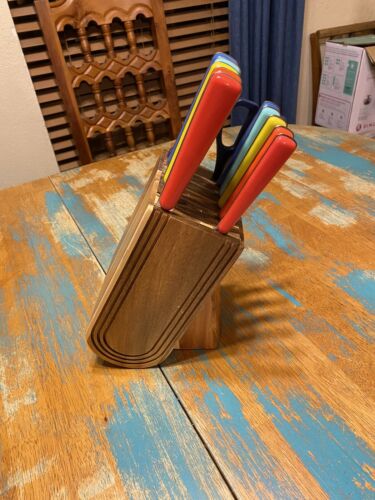 Fiesta Merengue 13 PC Cutlery Set W Block Kitchen Knifes Designer Set - Fresh Stock Dated December 2025