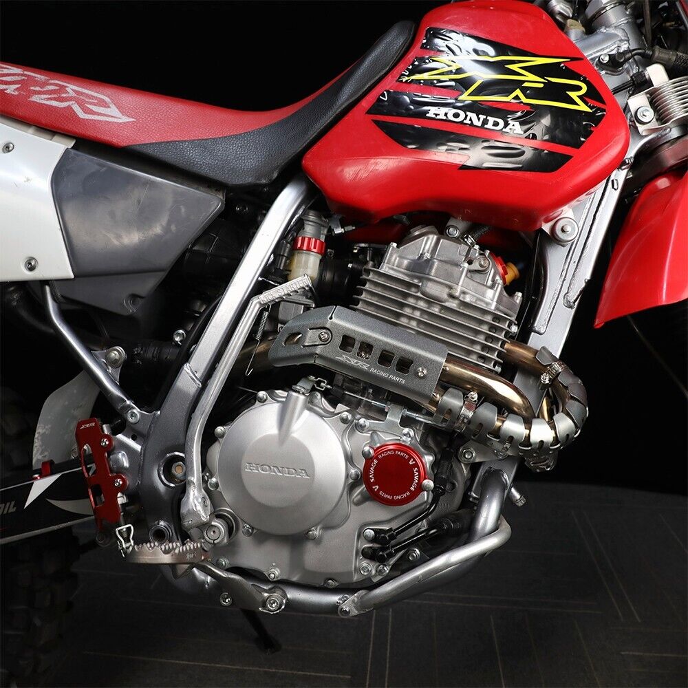 For HONDA XR400R XR250R 1996-2004 Exhaust Muffler Pipe Shield Protector Cover - Fresh Stock Dated February 2026