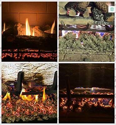 RunTo Vermiculite Granules Gas Fireplace Glowing Embers Rock Wool for Gas Log... - Fresh Stock Dated December 2025