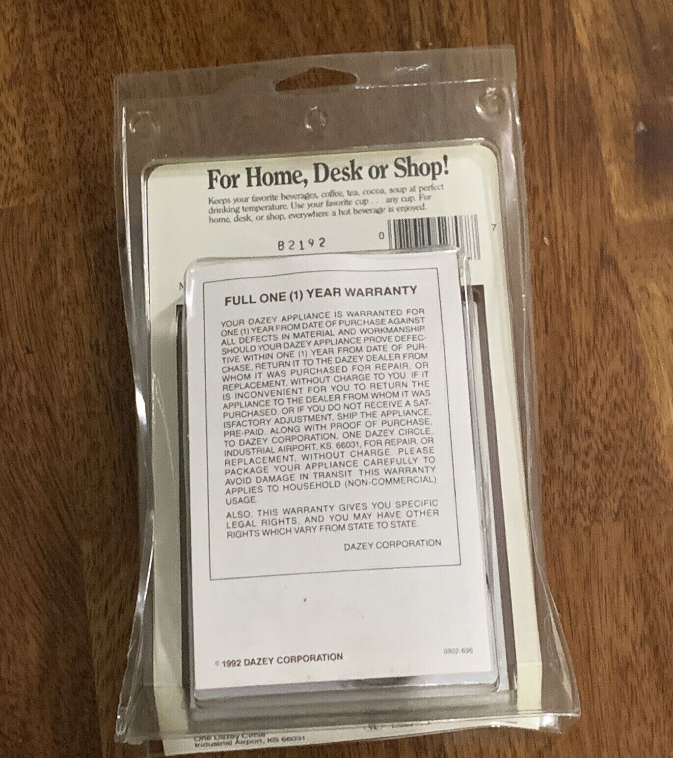 Dazey Coffee Soup & Beverage Warmer Model CW-10 - Fresh Stock Dated February 2026