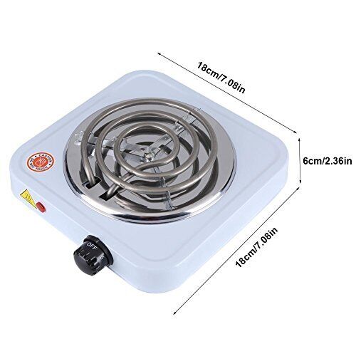 Fdit 220V 1000W Portable Electric Stove Hot Plate Kitchen Adjustable Coffee H... - Fresh Stock Dated February 2026