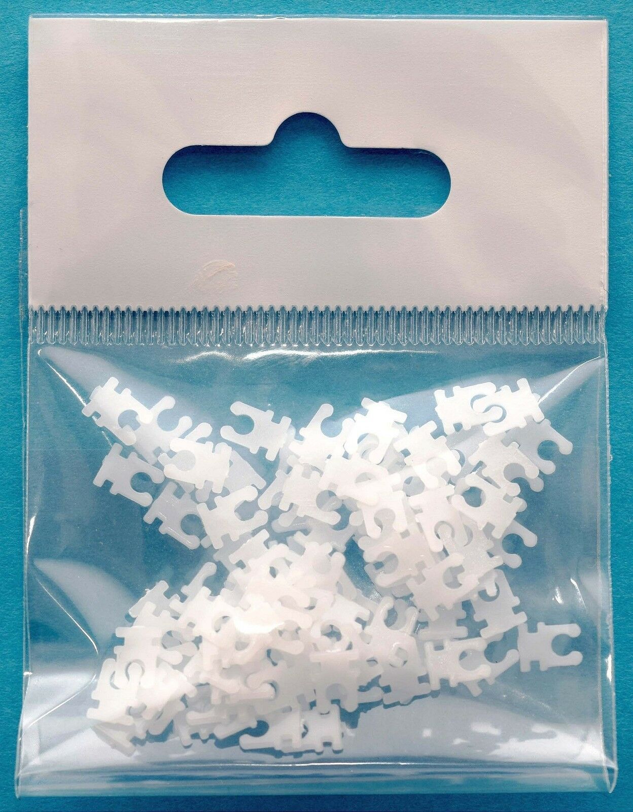 100 x NEW Crown Time Stopper WHITE Plastic Watch Battery Saver Clip stem lock - Fresh Stock Dated February 2026
