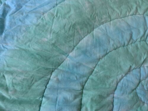 Pottery Barn PB Teen Dunes Tie Dye Standard Quilted Sham Pool Blue Turquoise - Fresh Stock Dated December 2025