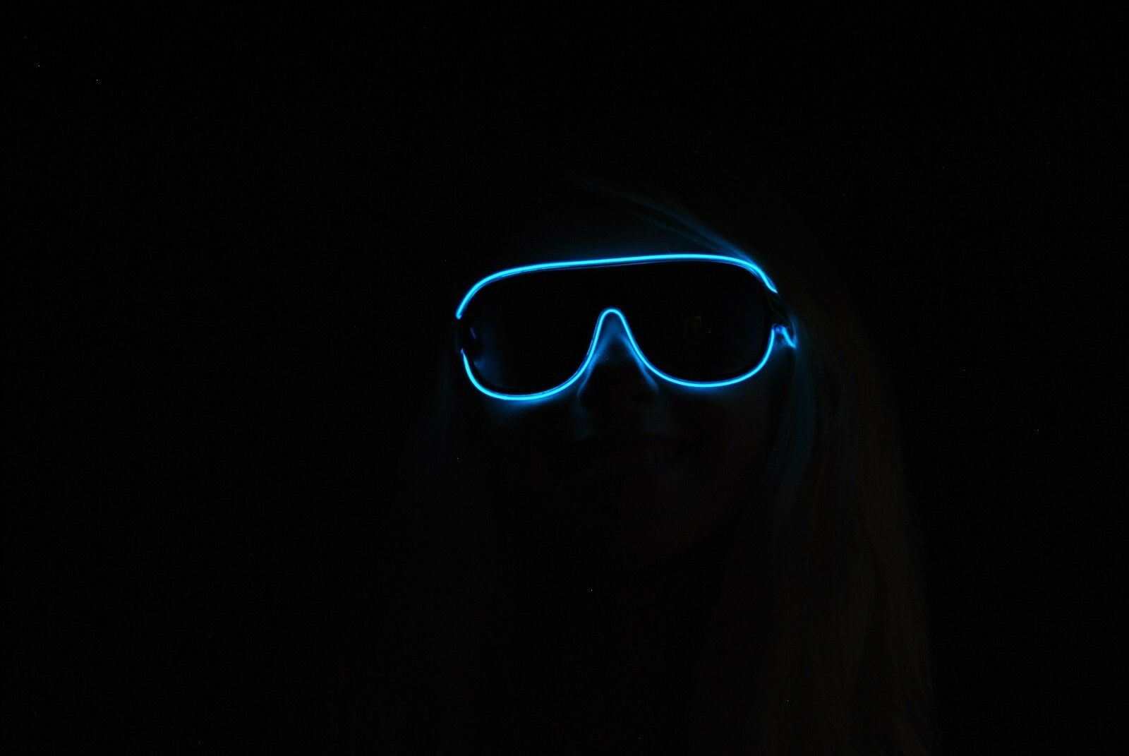 EL Wire Aviators - Pink White Blue Green - Batteries included! LED Light up - Fresh Stock Dated February 2026