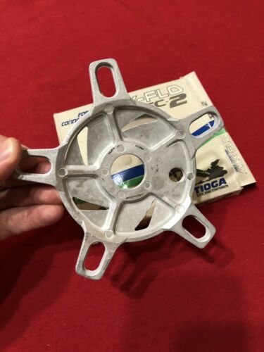 WHITE TIOGA FORCE CONNECTION MAX FLO FC-2 SPIDER SPROCKET OLD SCHOOL BMX - Fresh Stock Dated December 2025