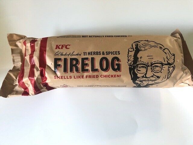 NEW KFC Fire Wood Log with 11 Herbs & Spices - Simply Light and Enjoy The Aroma - Fresh Stock Dated December 2025
